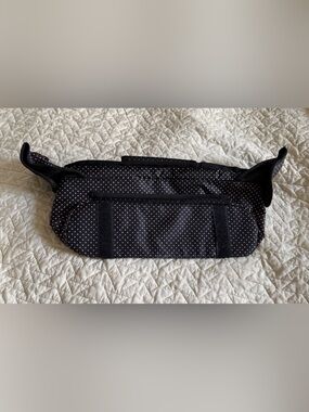 Dark Purple Polka Dot Universal Stroller Caddy